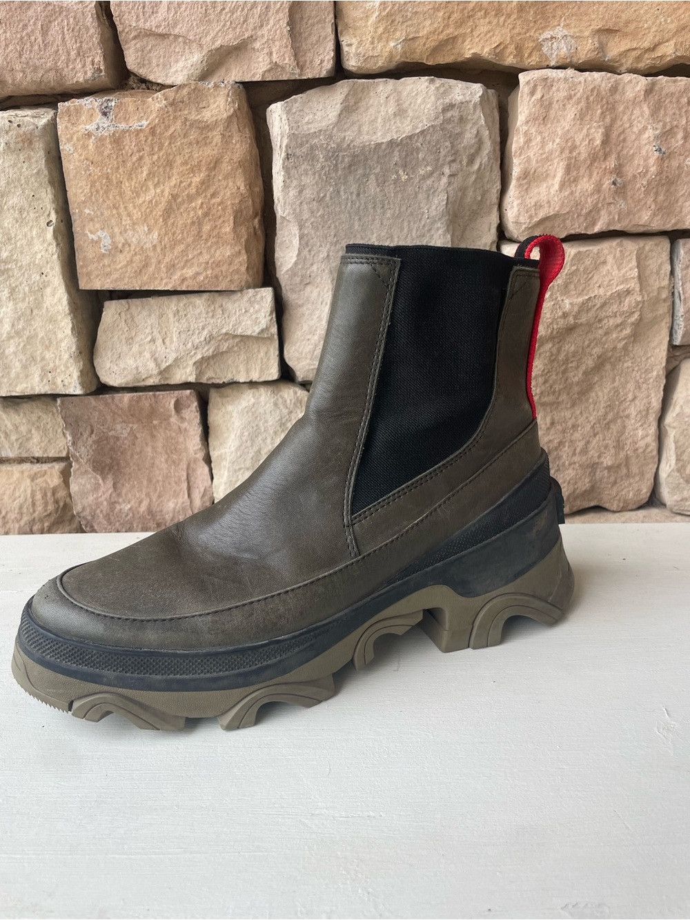 Sorel Brex Chelsea Boot Green